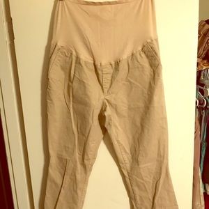 Maternity khaki pants